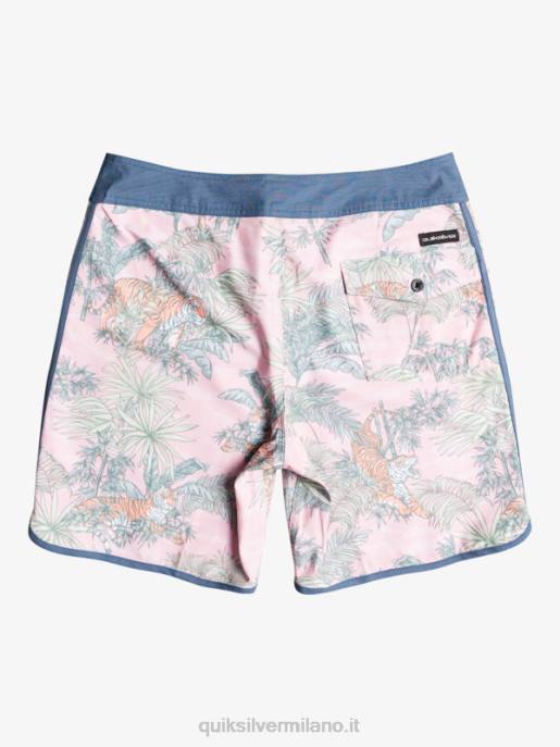 esso Quiksilver uomini Pantaloncini da mare Hempstretch Scallop 19 g-land rosa velata HTZR1744