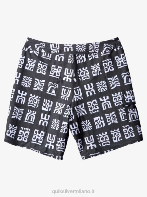 esso Quiksilver uomini Pantaloncini da surf Waterman Channel Paddle 20 pagaia canale nero bs HTZR640