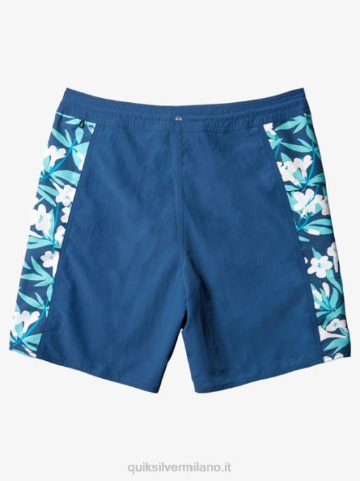 esso Quiksilver uomini Pantaloncini da surf Waterman Cliffside Solid 19 alfiere blu HTZR416