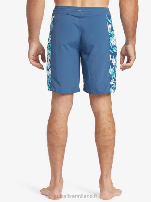 esso Quiksilver uomini Pantaloncini da surf Waterman Cliffside Solid 19 alfiere blu HTZR416