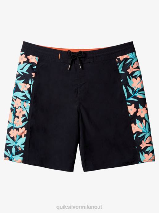 esso Quiksilver uomini Pantaloncini da surf Waterman Cliffside Solid 19 nero HTZR415