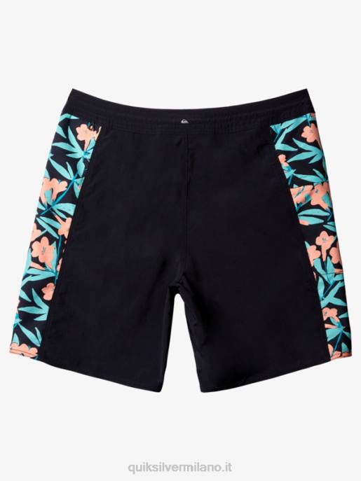 esso Quiksilver uomini Pantaloncini da surf Waterman Cliffside Solid 19 nero HTZR415