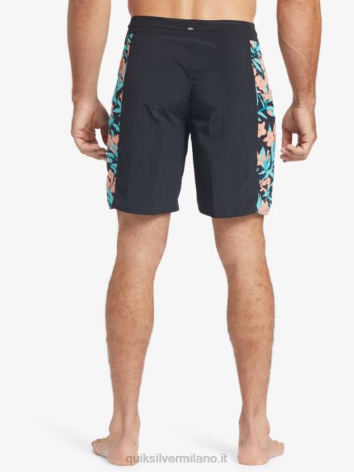 esso Quiksilver uomini Pantaloncini da surf Waterman Cliffside Solid 19 nero HTZR415
