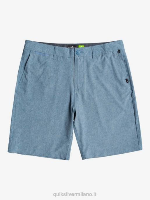esso Quiksilver uomini Pantaloncini ibridi Union Heather Amphibian 20 capitani blu HTZR1586