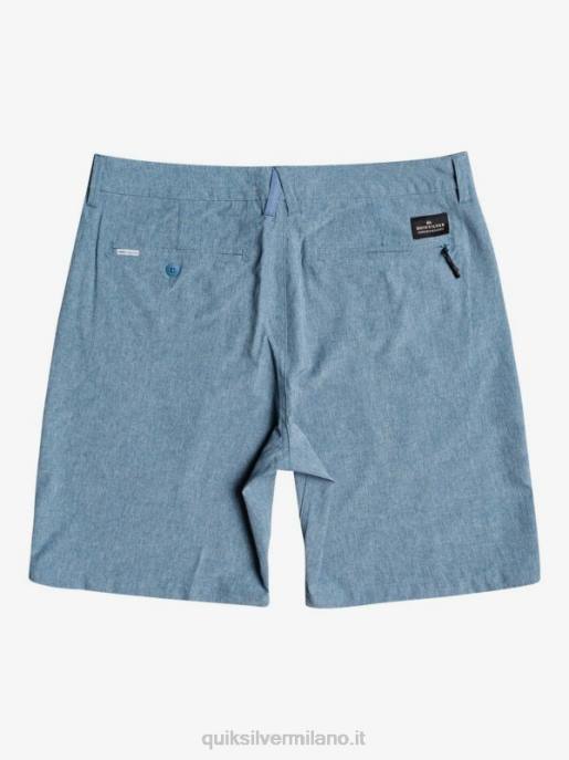 esso Quiksilver uomini Pantaloncini ibridi Union Heather Amphibian 20 capitani blu HTZR1586