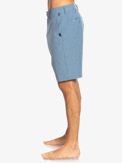 esso Quiksilver uomini Pantaloncini ibridi Union Heather Amphibian 20 capitani blu HTZR1586
