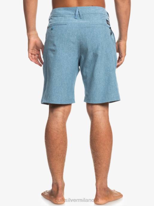 esso Quiksilver uomini Pantaloncini ibridi Union Heather Amphibian 20 capitani blu HTZR1586