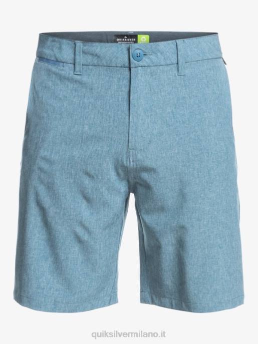 esso Quiksilver uomini Pantaloncini ibridi Union Heather Amphibian 20 capitani blu HTZR1586