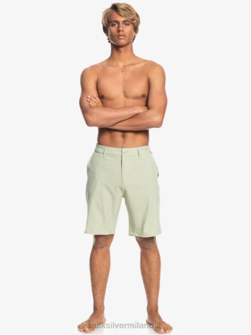 esso Quiksilver uomini Pantaloncini ibridi Union Heather Amphibian 20 saggio del deserto HTZR1587