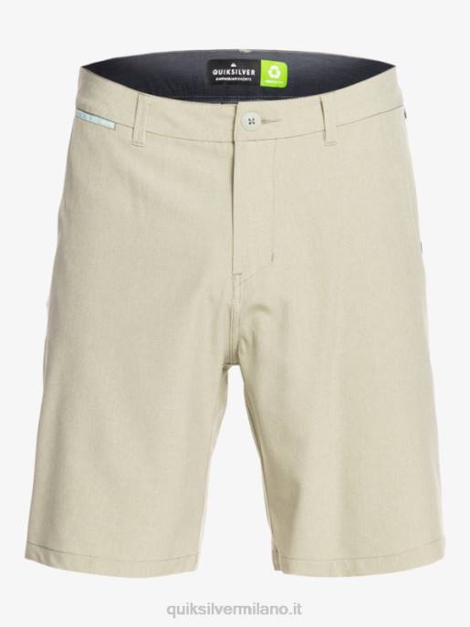 esso Quiksilver uomini Pantaloncini ibridi Union Heather Amphibian 20 saggio del deserto HTZR1587