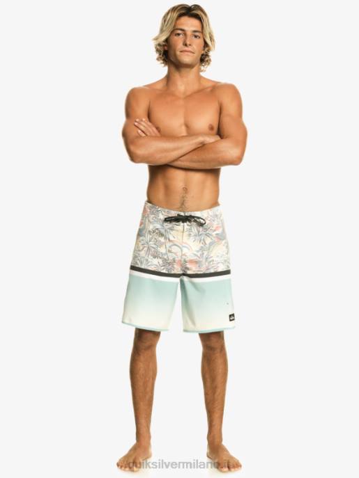 esso Quiksilver uomini Pantaloncini surfsilk division capesante 19 cielo blu HTZR1396