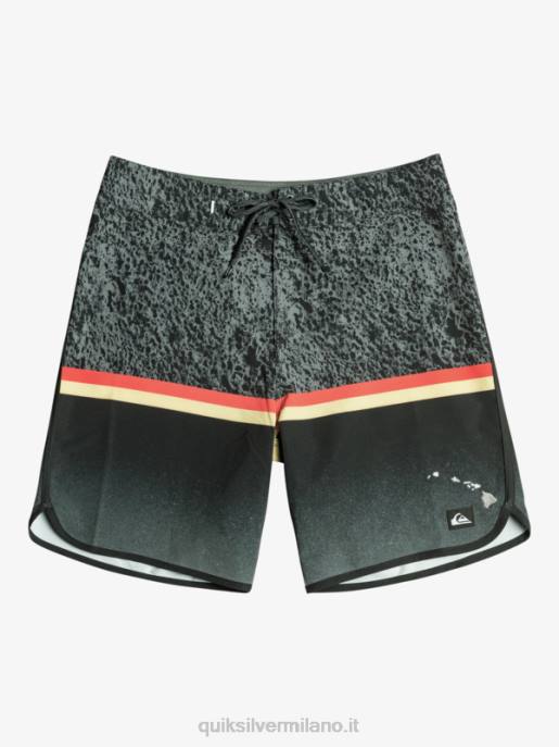 esso Quiksilver uomini Pantaloncini surfsilk division capesante 19 nero HTZR1395