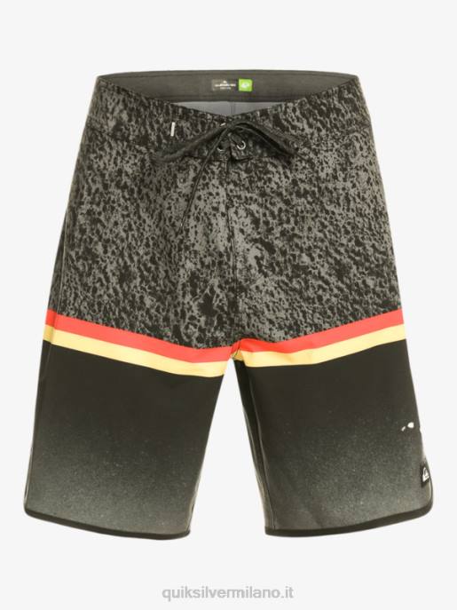 esso Quiksilver uomini Pantaloncini surfsilk division capesante 19 nero HTZR1395
