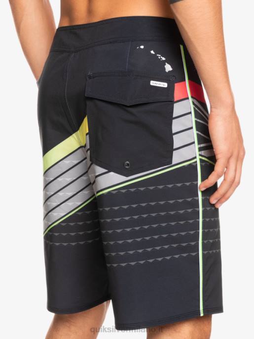 esso Quiksilver uomini Pantaloncini surfsilk hawaii core 20 nero HTZR1887