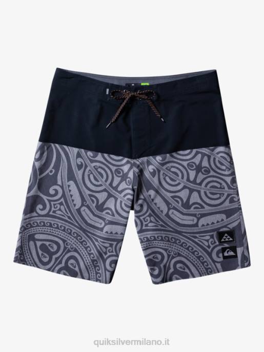 esso Quiksilver uomini Pantaloncini surfsilk inchiostrati 21 nero HTZR560