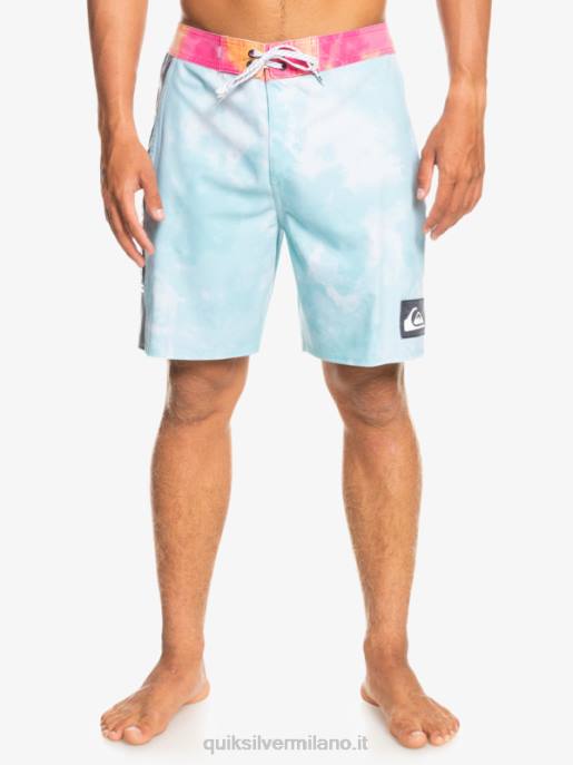 esso Quiksilver uomini Pantaloncini surfsilk lavaggio acido 18 angelo blu HTZR1748