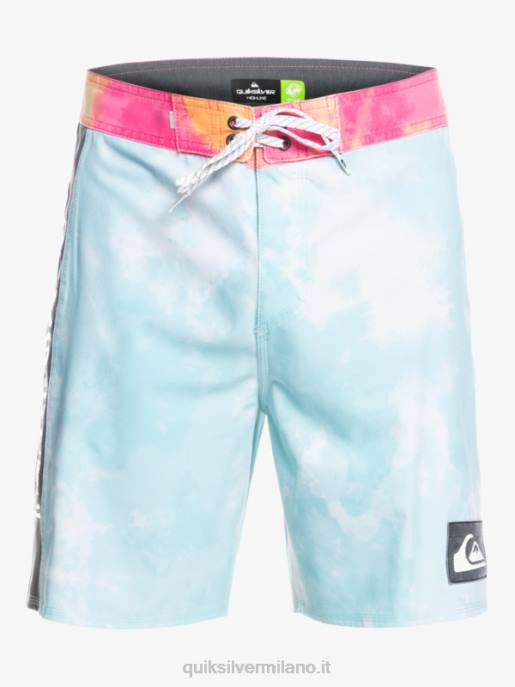 esso Quiksilver uomini Pantaloncini surfsilk lavaggio acido 18 angelo blu HTZR1748