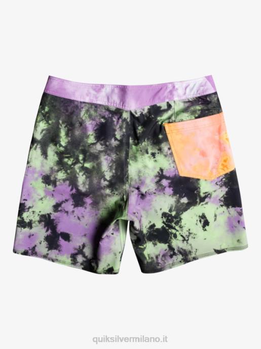 esso Quiksilver uomini Pantaloncini surfsilk lavaggio acido 18 calce di giada HTZR1745
