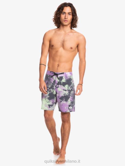esso Quiksilver uomini Pantaloncini surfsilk lavaggio acido 18 calce di giada HTZR1745