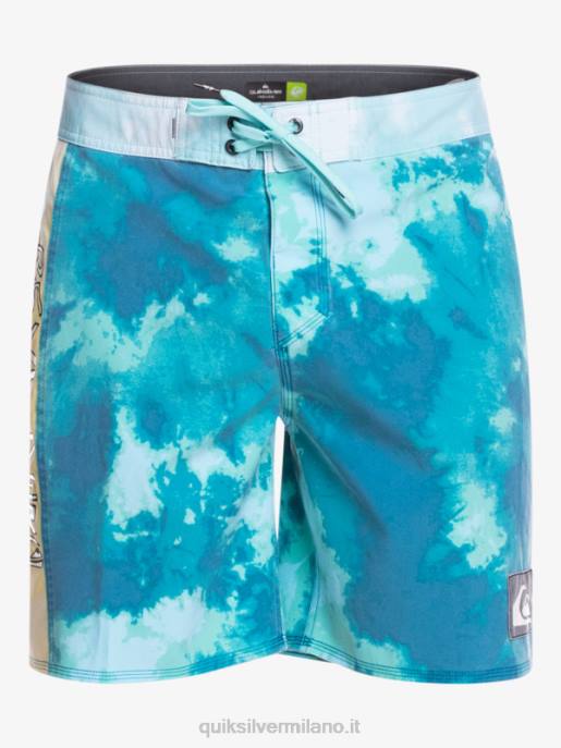 esso Quiksilver uomini Pantaloncini surfsilk lavaggio acido 18 porto marittimo HTZR1746
