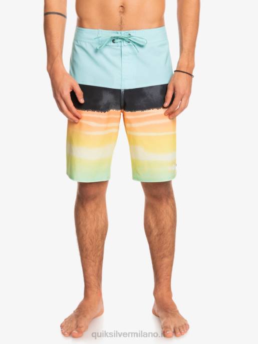 esso Quiksilver uomini Pantaloncini surfsilk panel 20 angelo blu HTZR1463