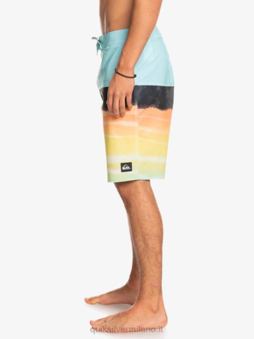 esso Quiksilver uomini Pantaloncini surfsilk panel 20 angelo blu HTZR1463