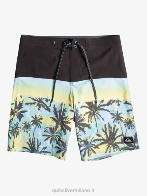 esso Quiksilver uomini Pantaloncini surfsilk panel 20 asfalto HTZR1461
