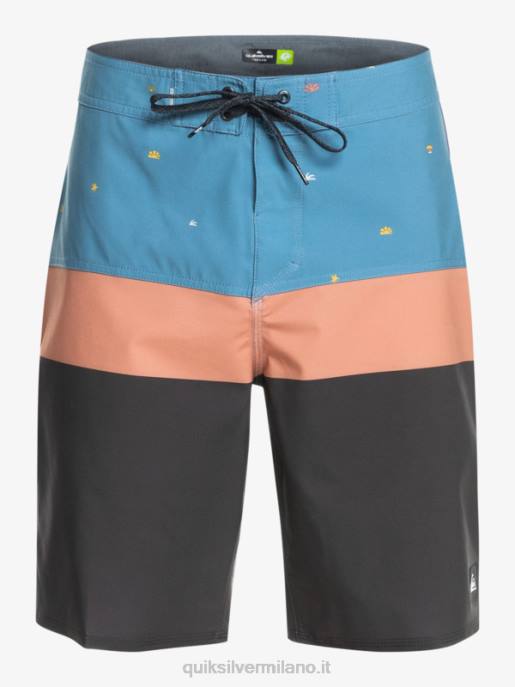 esso Quiksilver uomini Pantaloncini surfsilk panel 20 azzurro provinciale HTZR1458