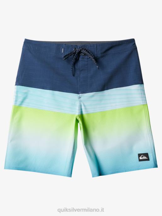 esso Quiksilver uomini Pantaloncini surfsilk panel 20 blazer blu scuro HTZR1454