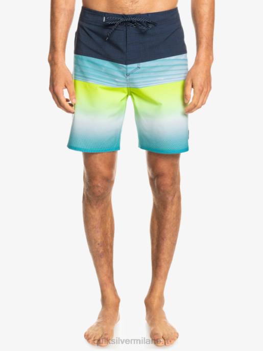 esso Quiksilver uomini Pantaloncini surfsilk panel 20 blazer blu scuro HTZR1454