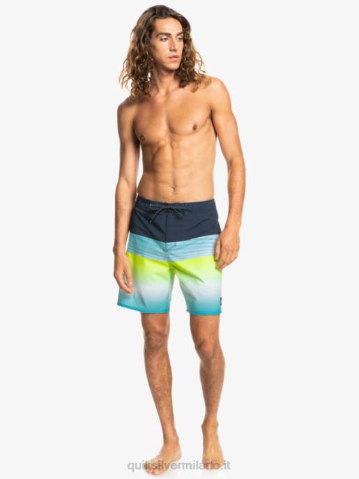 esso Quiksilver uomini Pantaloncini surfsilk panel 20 blazer blu scuro HTZR1454