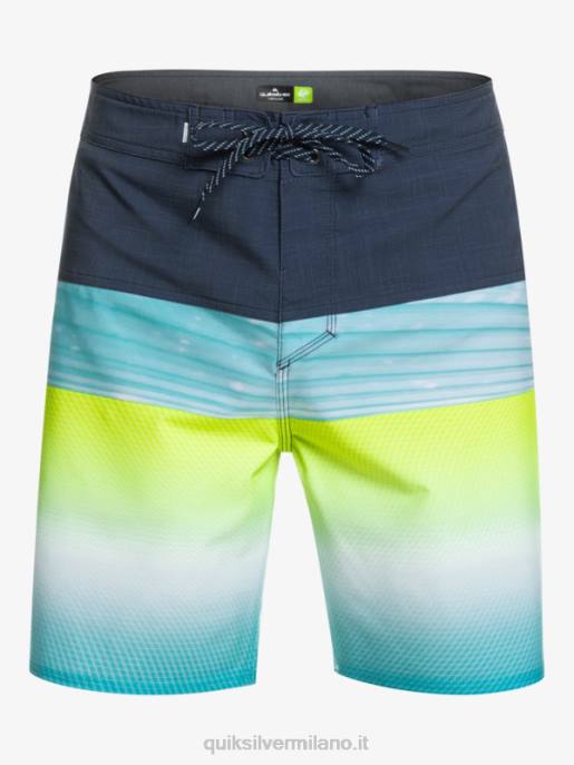esso Quiksilver uomini Pantaloncini surfsilk panel 20 blazer blu scuro HTZR1454