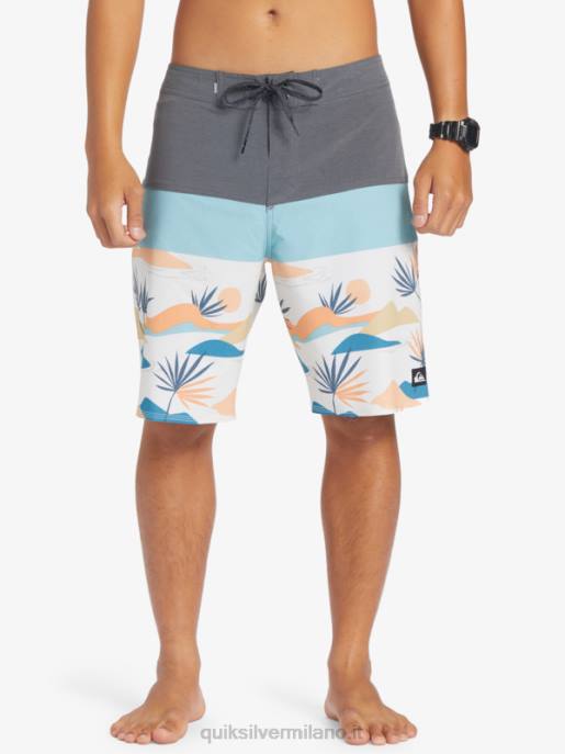 esso Quiksilver uomini Pantaloncini surfsilk panel 20 cancello di ferro HTZR133