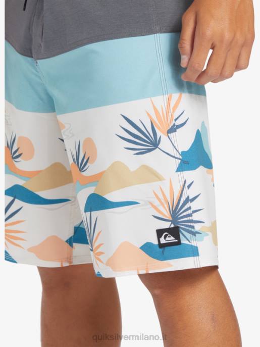 esso Quiksilver uomini Pantaloncini surfsilk panel 20 cancello di ferro HTZR133
