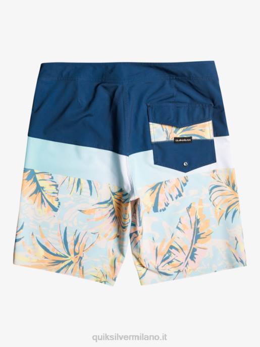 esso Quiksilver uomini Pantaloncini surfsilk panel 20 insegne blu HTZR1450