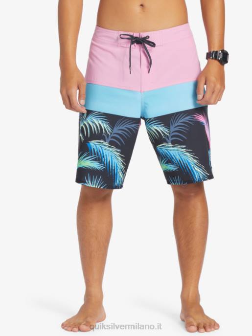 esso Quiksilver uomini Pantaloncini surfsilk panel 20 malva chiaro di luna HTZR130