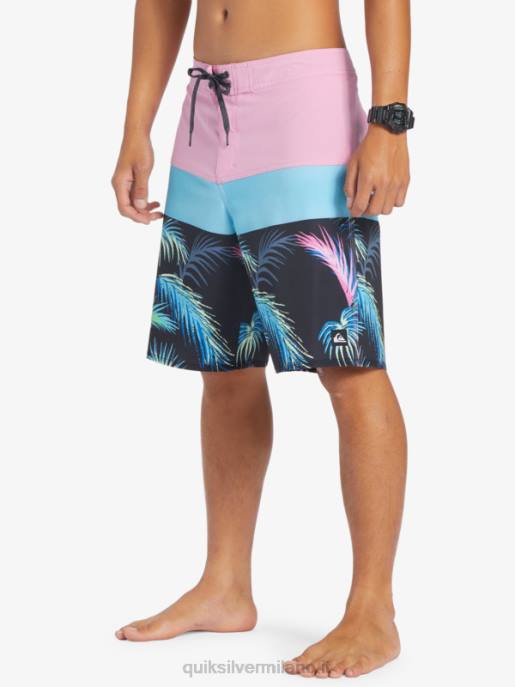 esso Quiksilver uomini Pantaloncini surfsilk panel 20 malva chiaro di luna HTZR130