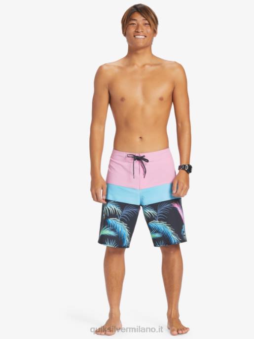 esso Quiksilver uomini Pantaloncini surfsilk panel 20 malva chiaro di luna HTZR130