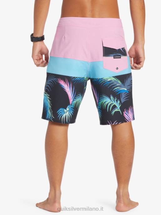 esso Quiksilver uomini Pantaloncini surfsilk panel 20 malva chiaro di luna HTZR130
