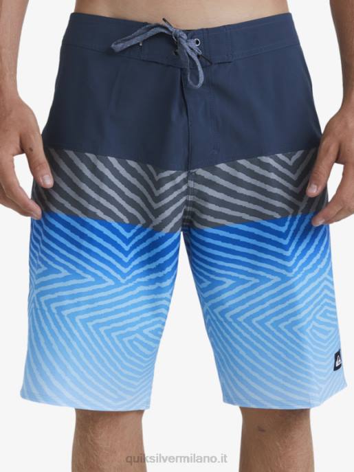 esso Quiksilver uomini Pantaloncini surfsilk panel 20 marina di mezzanotte HTZR128