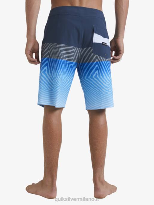 esso Quiksilver uomini Pantaloncini surfsilk panel 20 marina di mezzanotte HTZR128