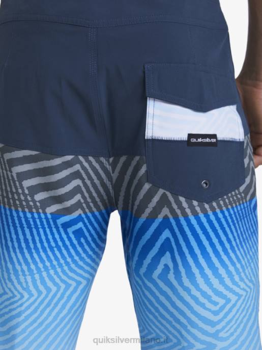 esso Quiksilver uomini Pantaloncini surfsilk panel 20 marina di mezzanotte HTZR128