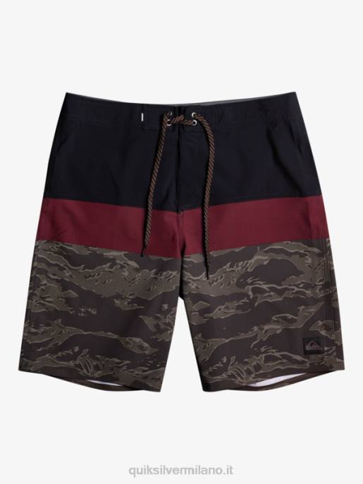 esso Quiksilver uomini Pantaloncini surfsilk panel 20 nero HTZR1785