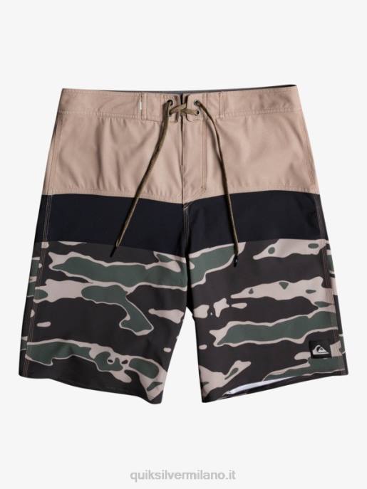 esso Quiksilver uomini Pantaloncini surfsilk panel 20 roccia caduta HTZR1460