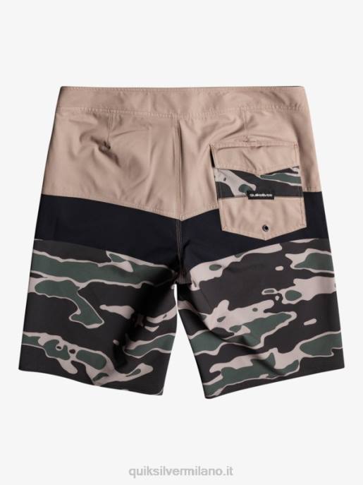 esso Quiksilver uomini Pantaloncini surfsilk panel 20 roccia caduta HTZR1460