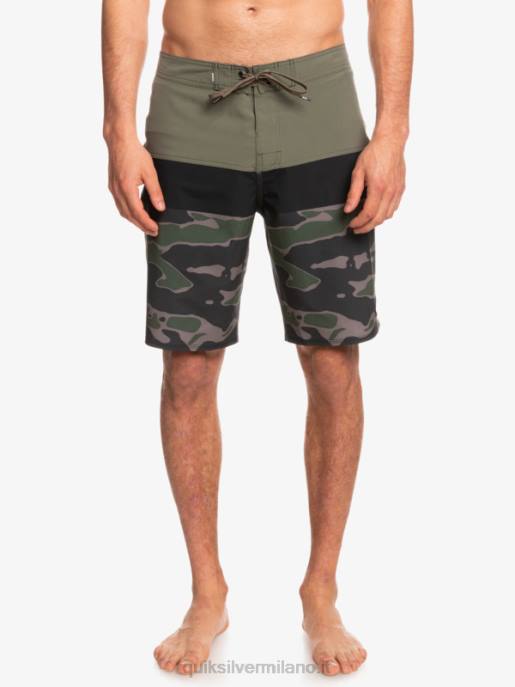 esso Quiksilver uomini Pantaloncini surfsilk panel 20 roccia caduta HTZR1460