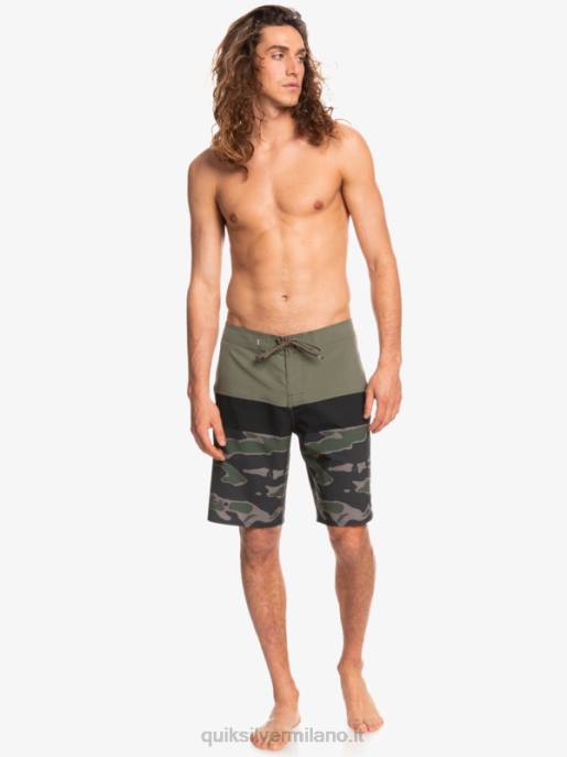 esso Quiksilver uomini Pantaloncini surfsilk panel 20 roccia caduta HTZR1460