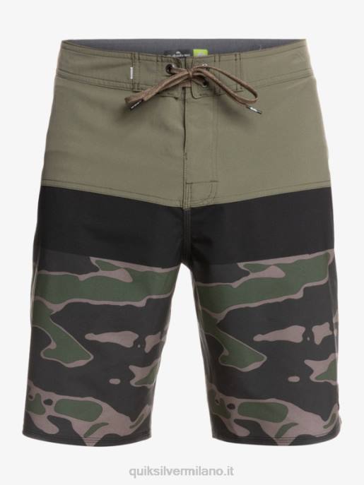 esso Quiksilver uomini Pantaloncini surfsilk panel 20 roccia caduta HTZR1460