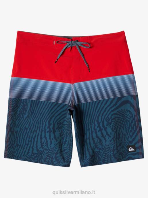 esso Quiksilver uomini Pantaloncini surfsilk panel 20 rosso ad alto rischio HTZR132