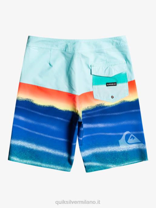 esso Quiksilver uomini Pantaloncini surfsilk panel 20 verde piscina HTZR1455